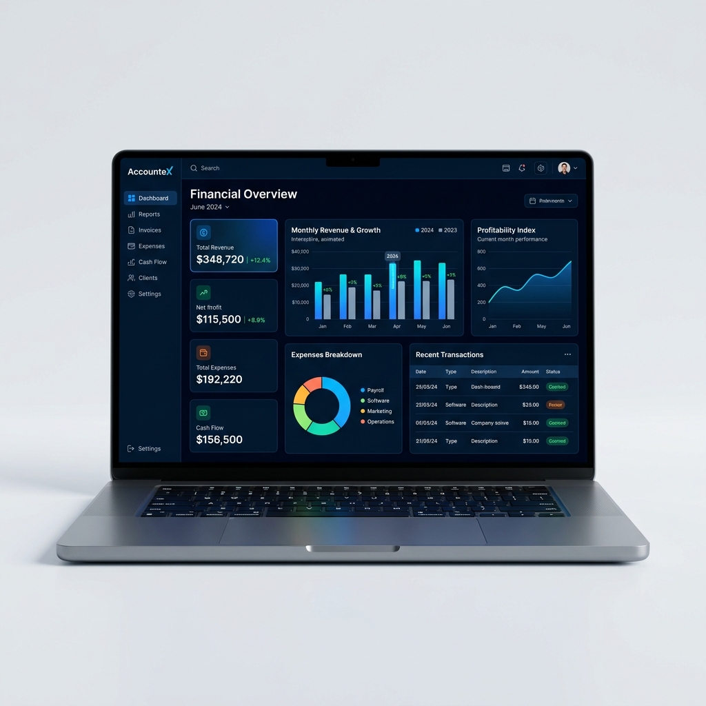 Accounting & Financial Reporting Mockup