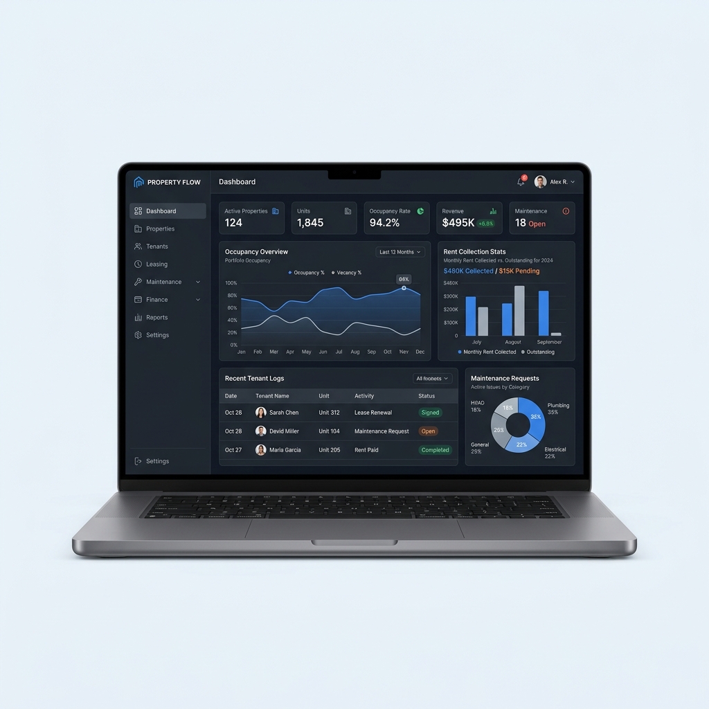 Property Management System Mockup